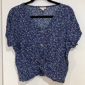 SO Floral Cropped Top